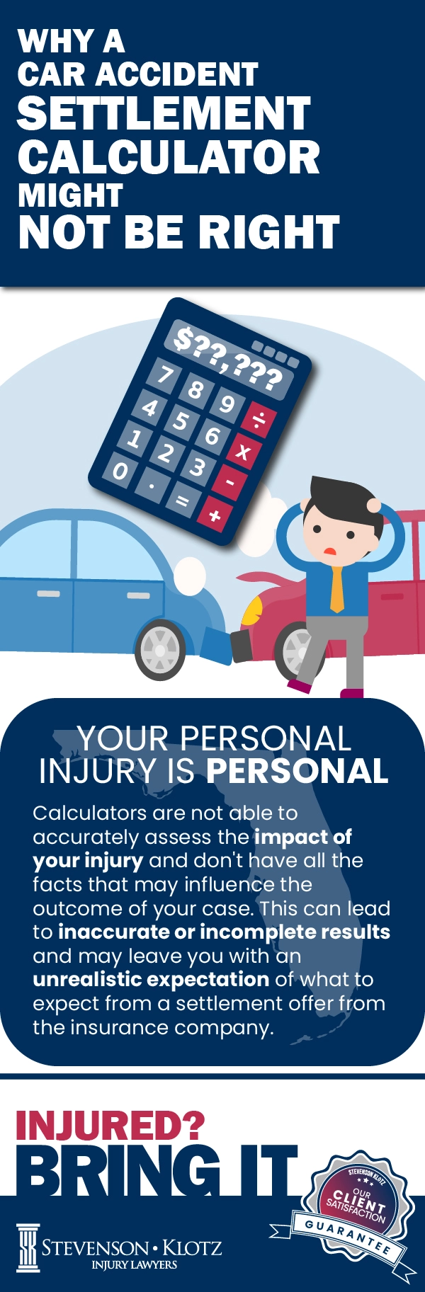 Why a Car Accident Settlement Calculator Might Not Be Right Infographic